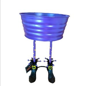 New Broomstick Blvd Witch feet Candy bowl display